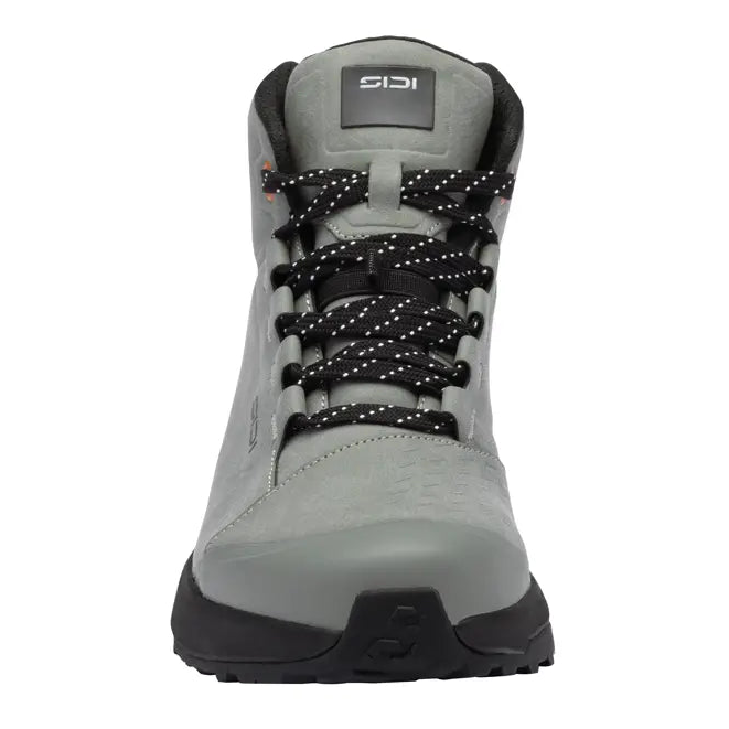 Sidi Nucleus Suede Waterproof CE Short Boots Deep Forest / Black, front view