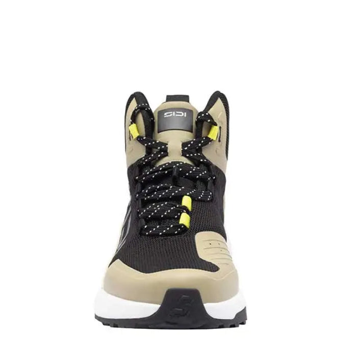 Sidi Nucleus Air CE Short Boots Black / Dark Sand FREE UK Delivery, FREE 365 Day Returns | Moto Central
