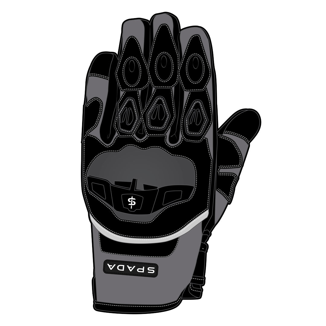 Spada MX-Air Rev.2 CE Textile Gloves Ultimate Grey FREE UK Delivery, FREE 365 Day Returns | Moto Central