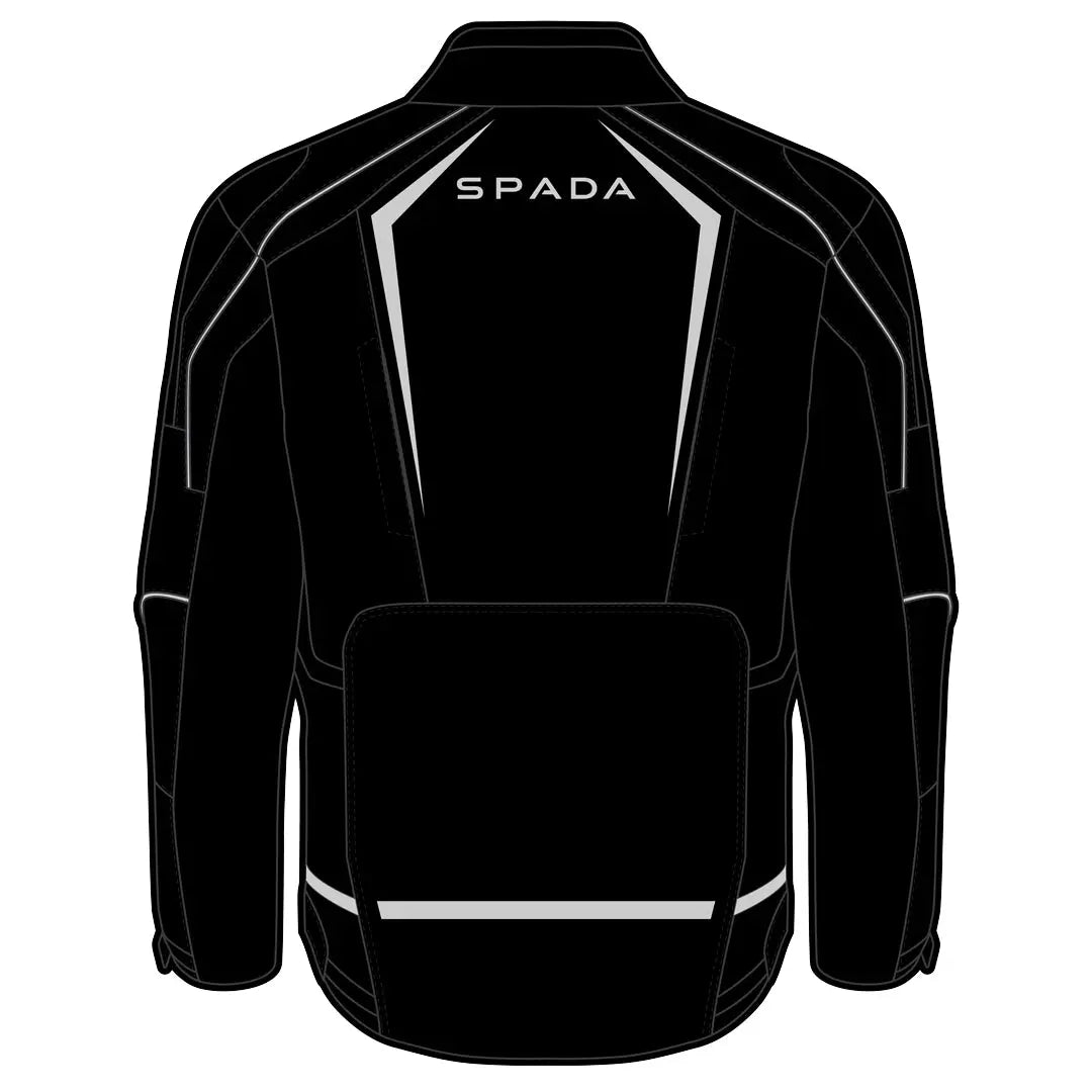 Spada City Nav 2.0 CE Waterproof Textile Jacket Black FREE UK Delivery, FREE 365 Day Returns | Moto Central