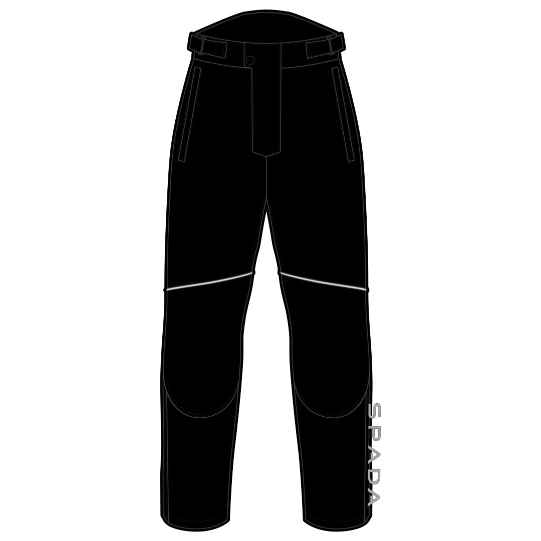 Spada City Nav 2.0 CE Waterproof Textile Trouser Black FREE UK Delivery, FREE 365 Day Returns | Moto Central
