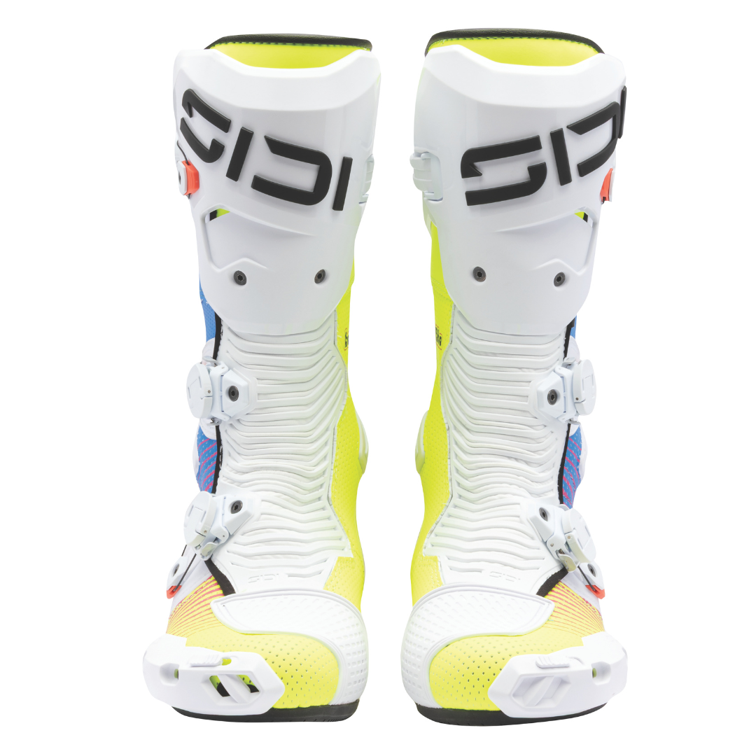 Sidi Mag 2 Air CE Boots LE Alvaro Bautista White FREE UK Delivery, FREE 365 Day Returns | Moto Central