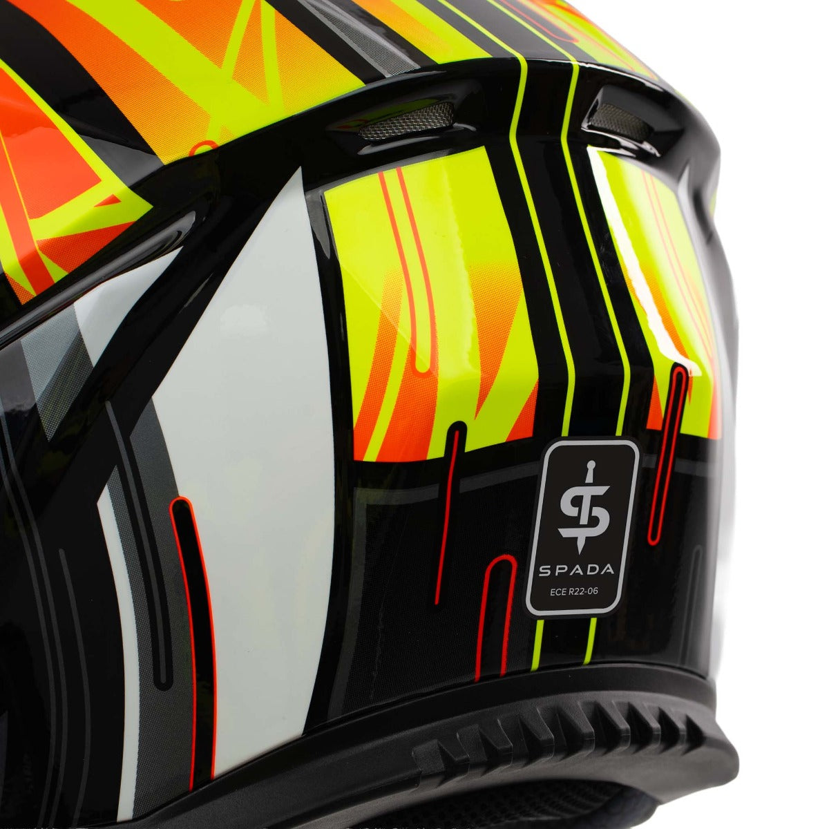 Spada Raiden 3 Cyclone Yellow FREE UK Delivery, FREE 365 Day Returns | Moto Central