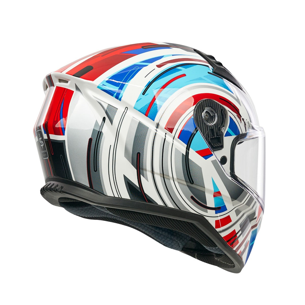Spada Raiden 3 Cyclone White / Red / Blue FREE UK Delivery, FREE 365 Day Returns | Moto Central