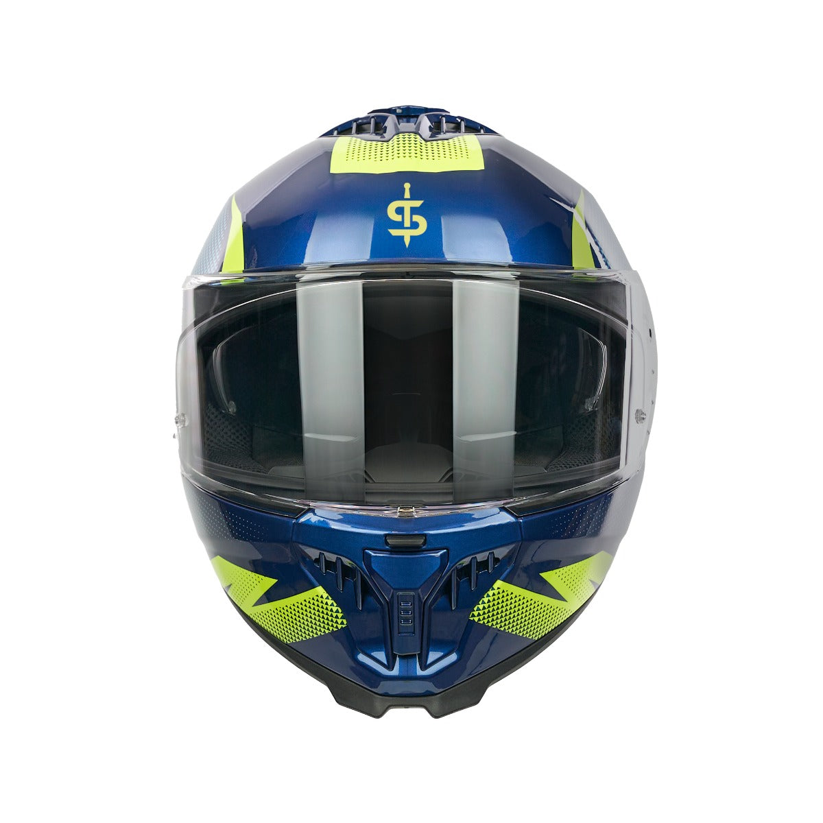 Spada SP18 Vertex Blue / Yellow FREE UK Delivery, FREE 365 Day Returns | Moto Central