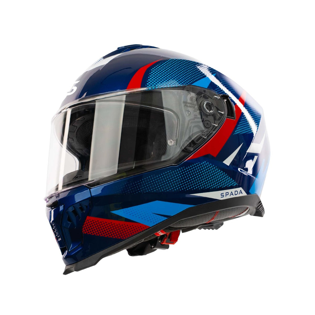 Spada SP18 Vertex Blue / Red / White FREE UK Delivery, FREE 365 Day Returns | Moto Central