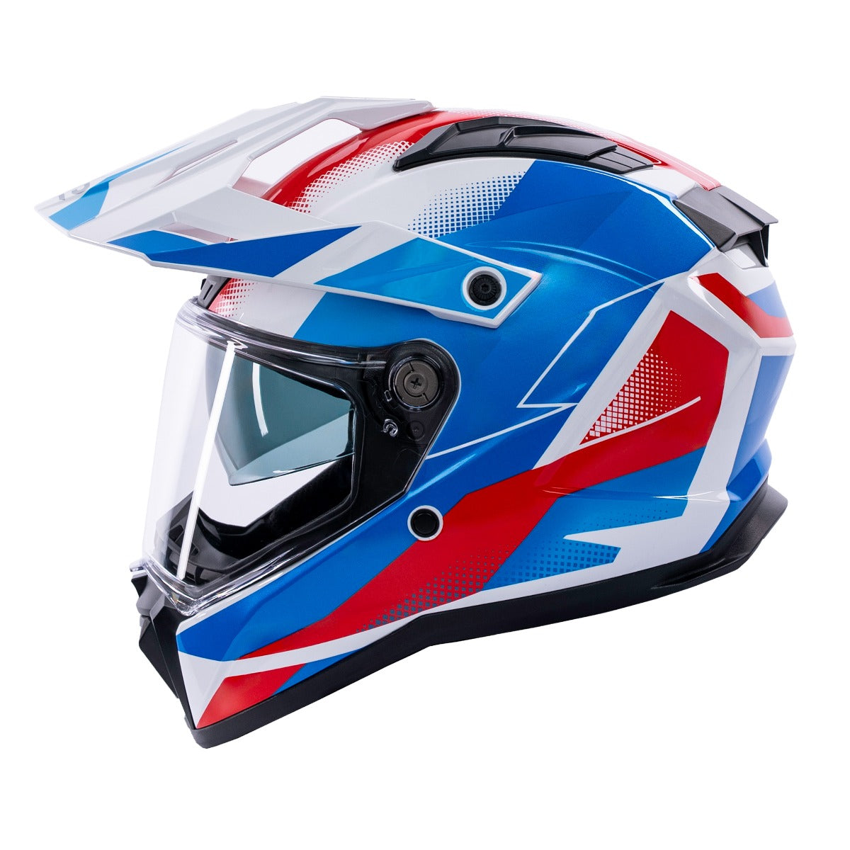 Spada Trailhawk Raptor Red / Blue / White FREE UK Delivery, FREE 365 Day Returns | Moto Central