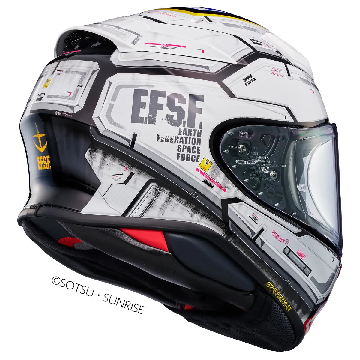 Shoei NXR2 RX-78-02 Gundam TC10 White FREE UK Delivery, FREE 365 Day Returns | Moto Central