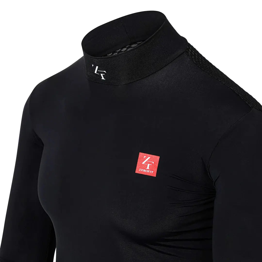 ZeroFit IceSkin Baselayer Long Sleeves T-Shirt Black FREE UK Delivery, FREE 365 Day Returns | Moto Central