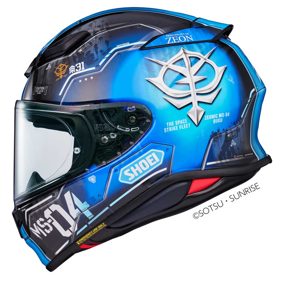 Shoei NXR2 MS-04 Ramba Ral's Bugu TC2 Blue FREE UK Delivery, FREE 365 Day Returns | Moto Central