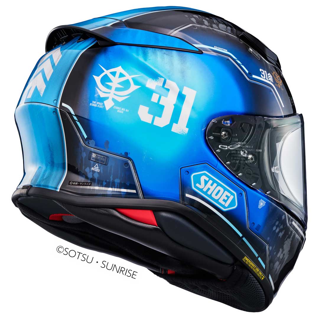 Shoei NXR2 MS-04 Ramba Ral's Bugu TC2 Blue FREE UK Delivery, FREE 365 Day Returns | Moto Central