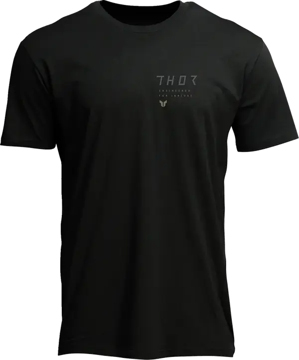 Thor Stamp T-Shirt Black - FREE UK Shipping, FREE 365 Day Returns | Moto Central