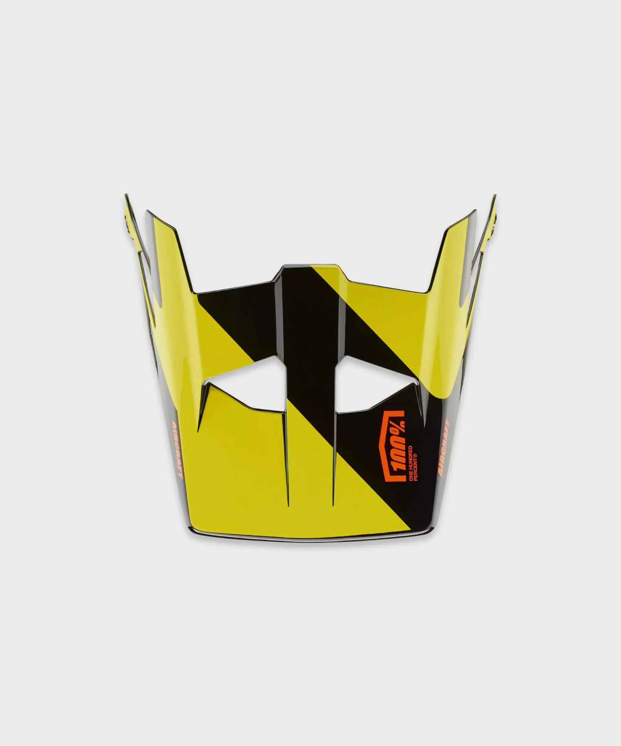 100% Aircraft Replacement Visor LTD Neon Yellow - FREE UK Shipping, FREE 365 Day Returns | Moto Central