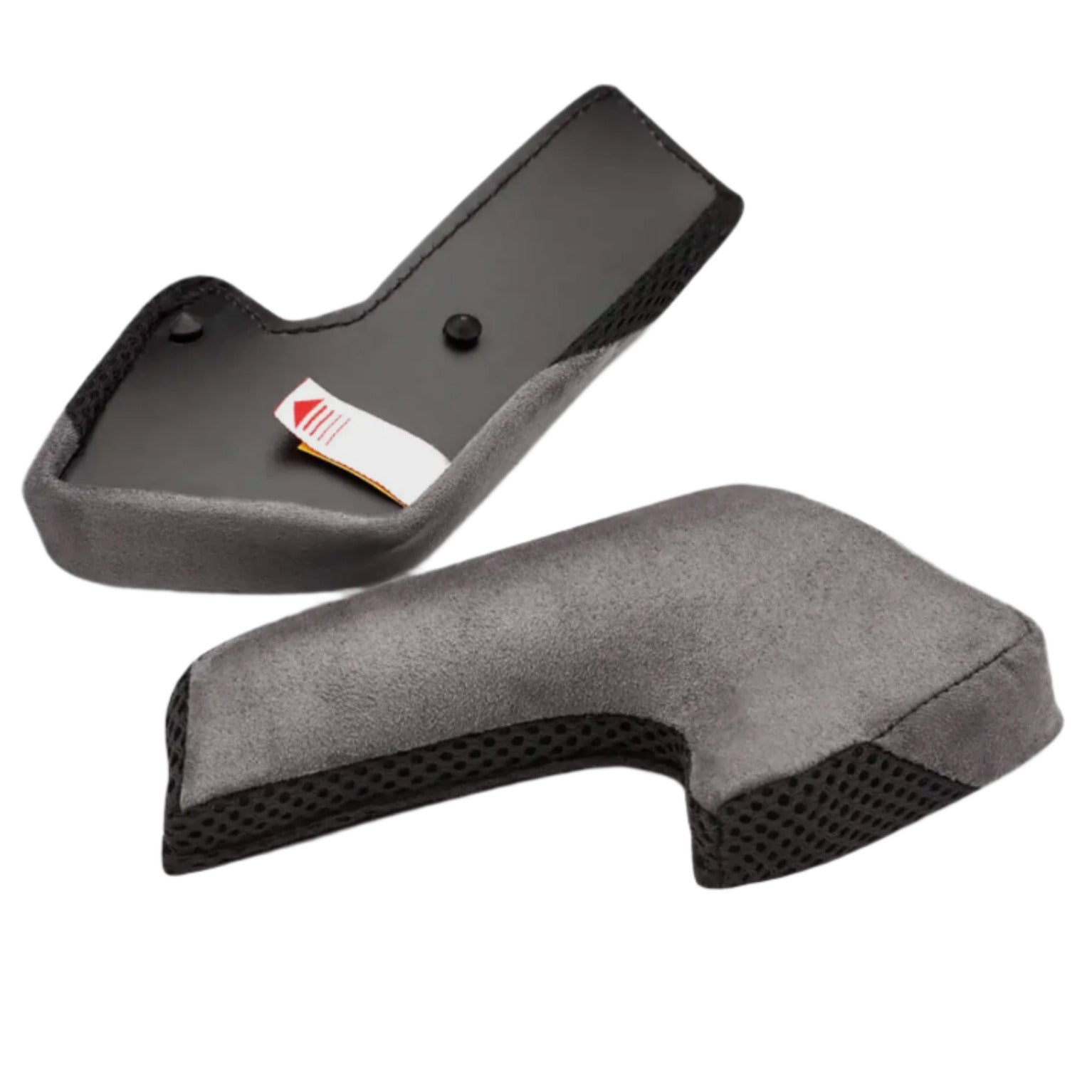 100% Aircraft Cheek Pads Black / Grey - FREE UK Shipping, FREE 365 Day Returns | Moto Central