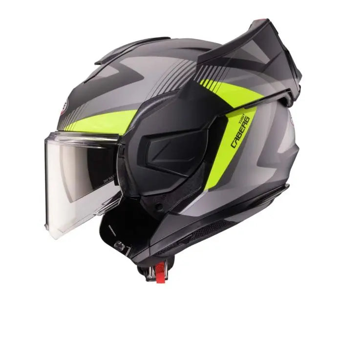 Caberg Trip Lunar Matt Black / Grey / Fluo Yellow FREE UK Delivery, FREE 365 Day Returns | Moto Central