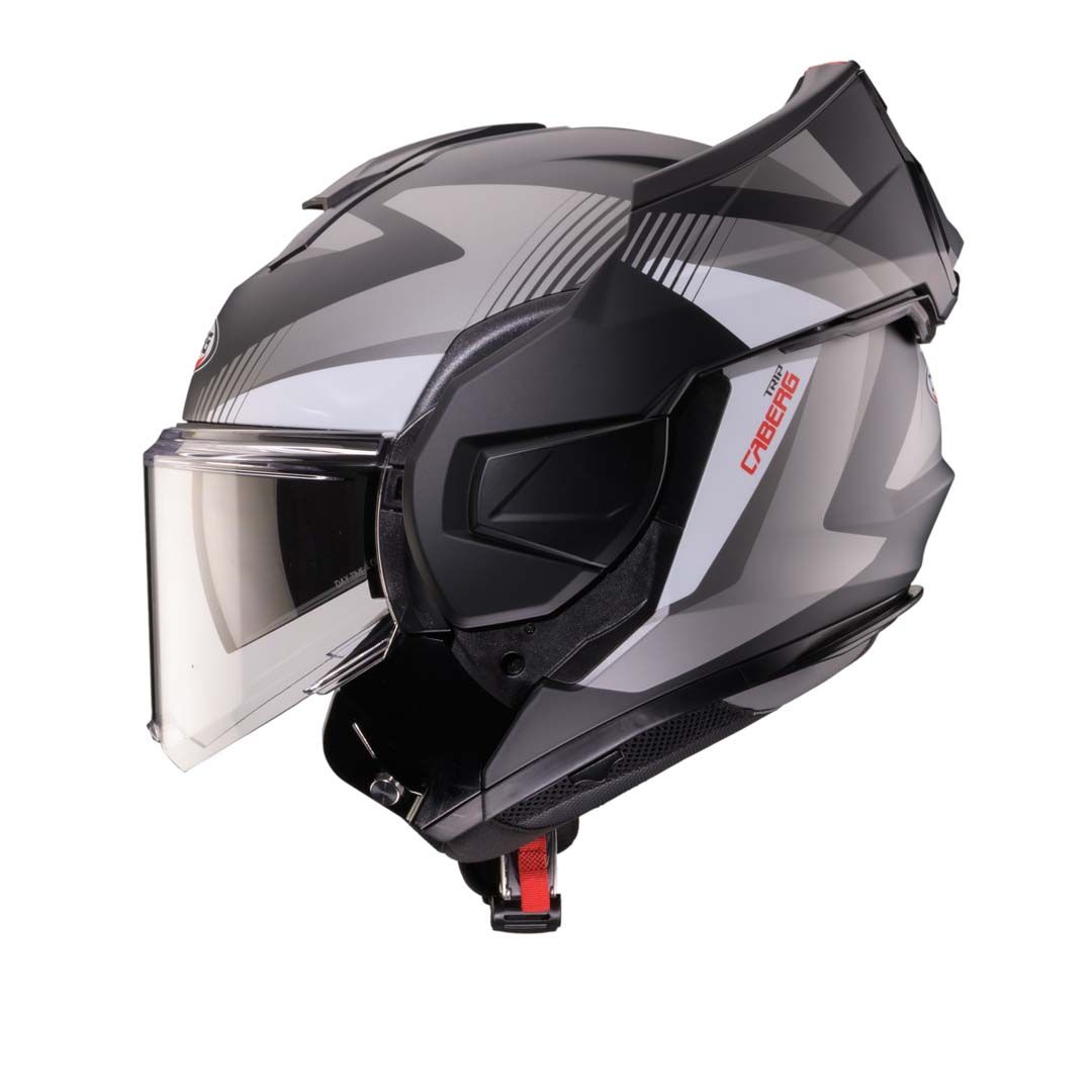 Caberg Trip Lunar Matt Black / Grey / White FREE UK Delivery, FREE 365 Day Returns | Moto Central