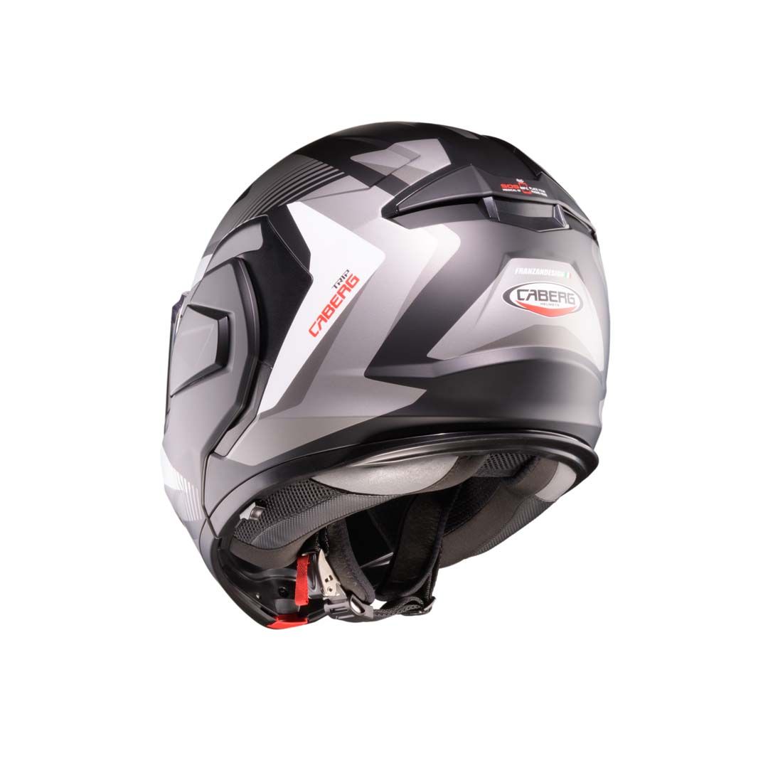 Caberg Trip Lunar Matt Black / Grey / White FREE UK Delivery, FREE 365 Day Returns | Moto Central