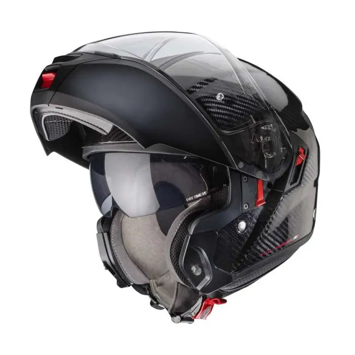 Caberg Levo X Carbon Black FREE UK Delivery, FREE 365 Day Returns | Moto Central
