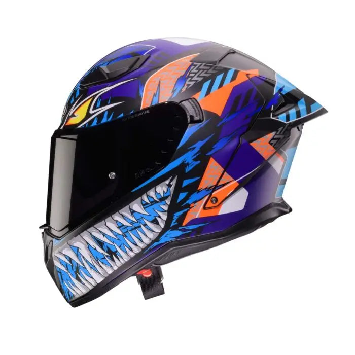 Caberg Drift Evo 2 Nobo Matt Black / Fluo Red / Blue / Purple FREE UK Delivery, FREE 365 Day Returns | Moto Central