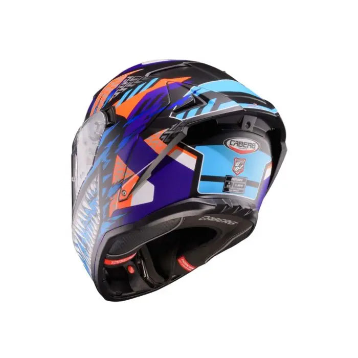 Caberg Drift Evo 2 Nobo Matt Black / Fluo Red / Blue / Purple FREE UK Delivery, FREE 365 Day Returns | Moto Central