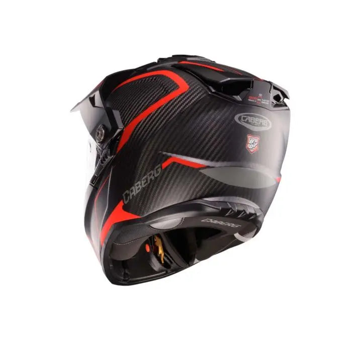 Caberg Tanami Carbon Gravity Red / Grey FREE UK Delivery, FREE 365 Day Returns | Moto Central