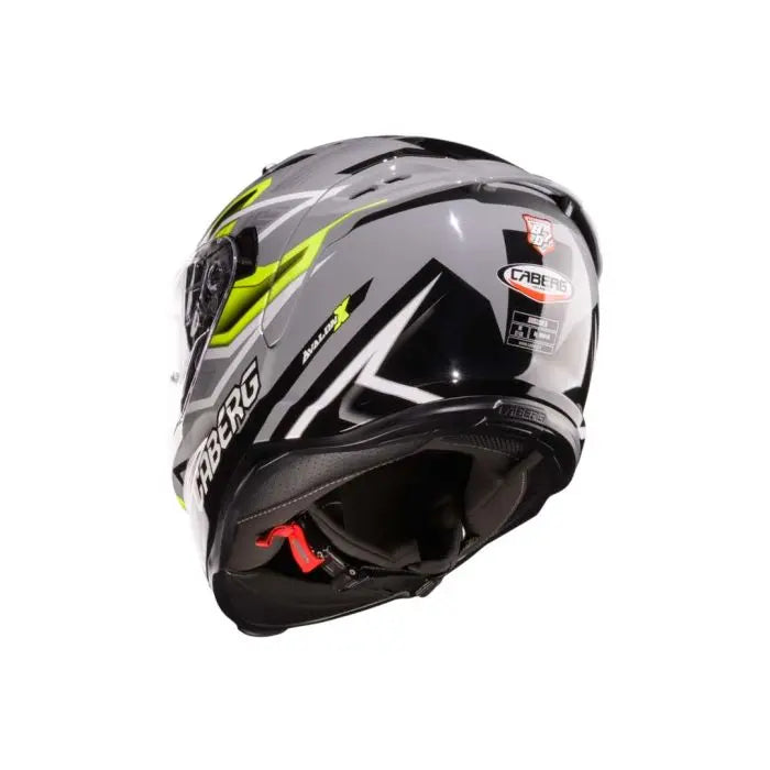 Caberg Avalon X Brama Grey / Fluo Yellow / Black FREE UK Delivery, FREE 365 Day Returns | Moto Central