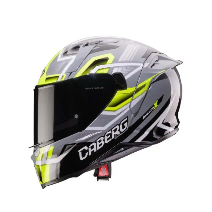 Caberg Avalon X Brama Grey / Fluo Yellow / Black FREE UK Delivery, FREE 365 Day Returns | Moto Central