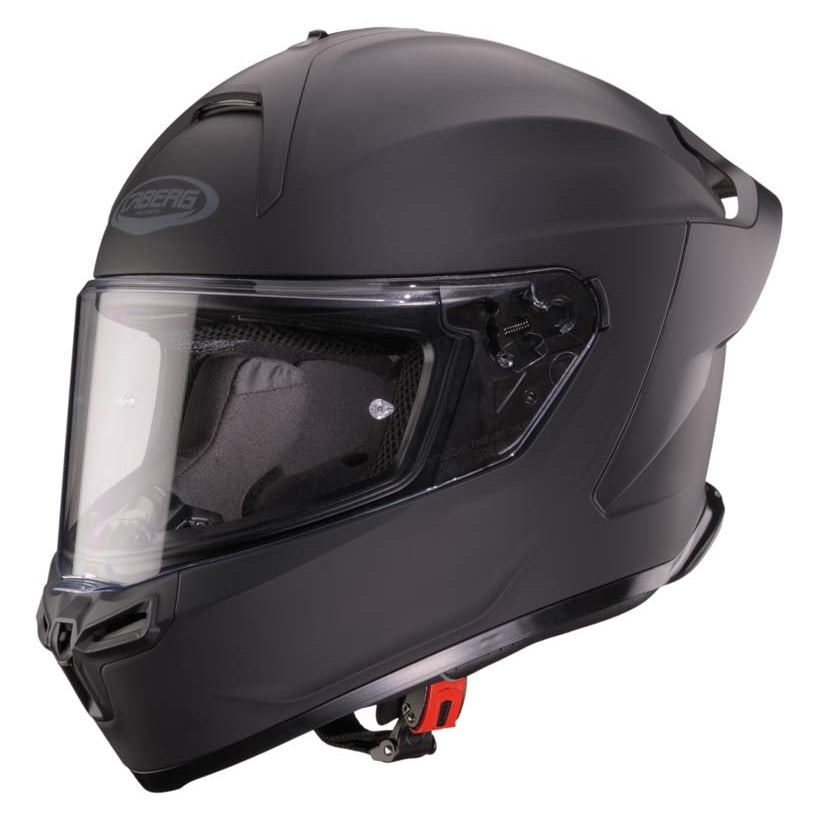 Caberg Roxter Matt Black front three-quarter view
