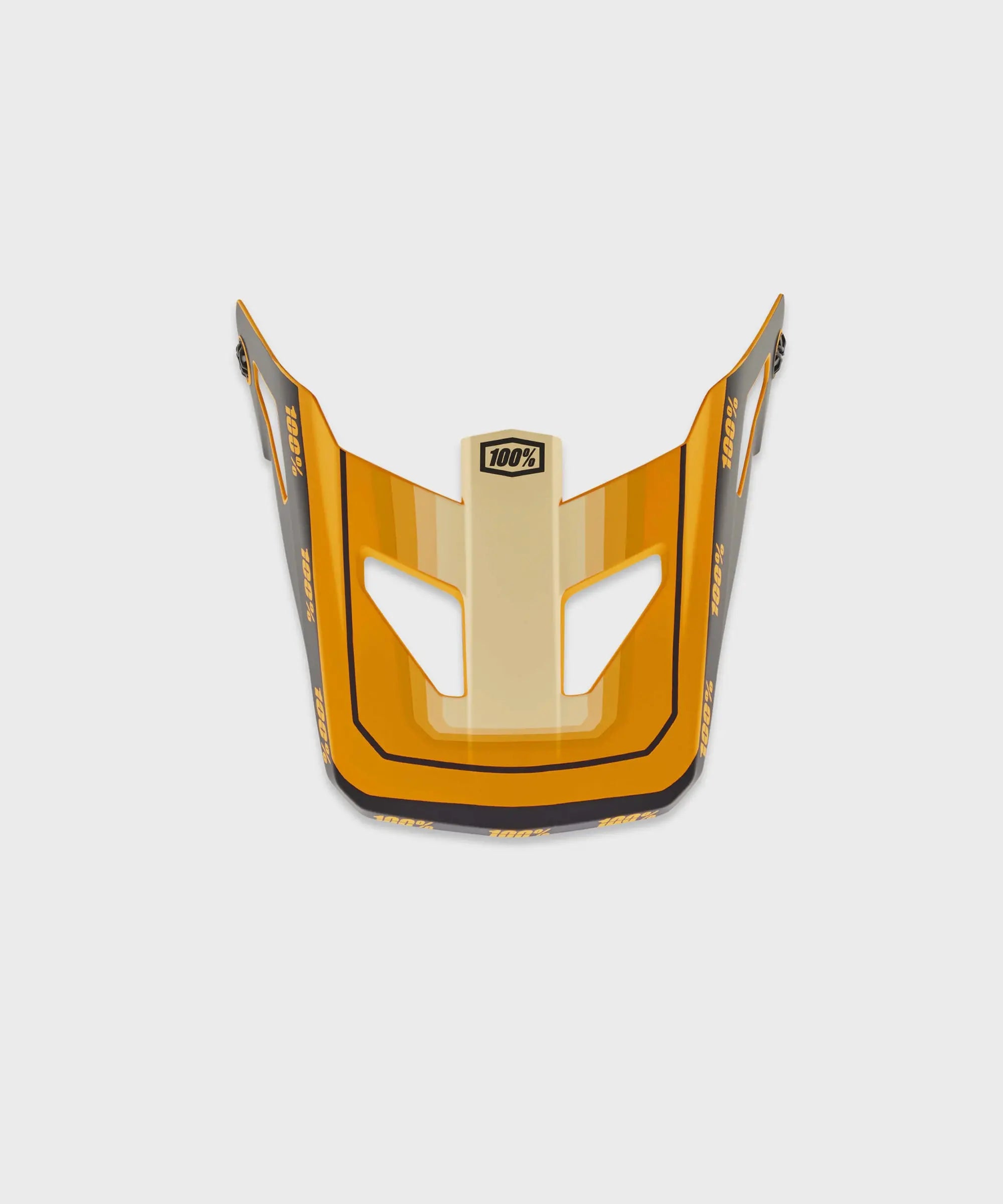 100% Status Replacement Visor Topenga Orange/Black - FREE UK Shipping, FREE 365 Day Returns | Moto Central