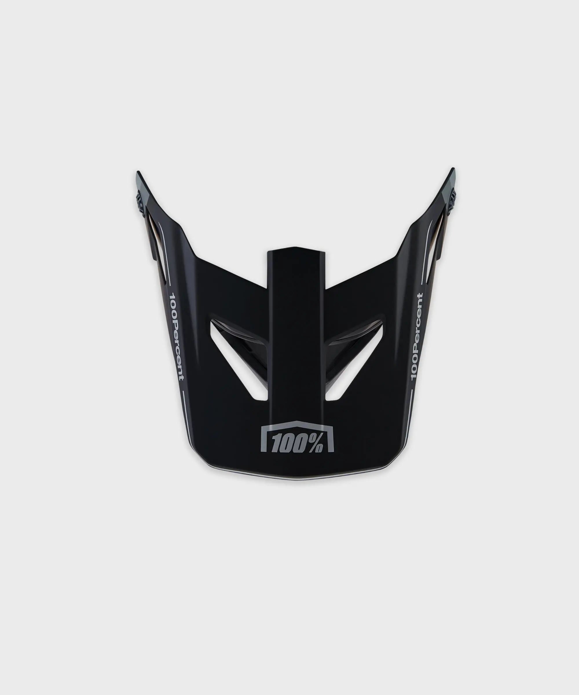 100% Status Replacement Visor Decline Grey - FREE UK Shipping, FREE 365 Day Returns | Moto Central