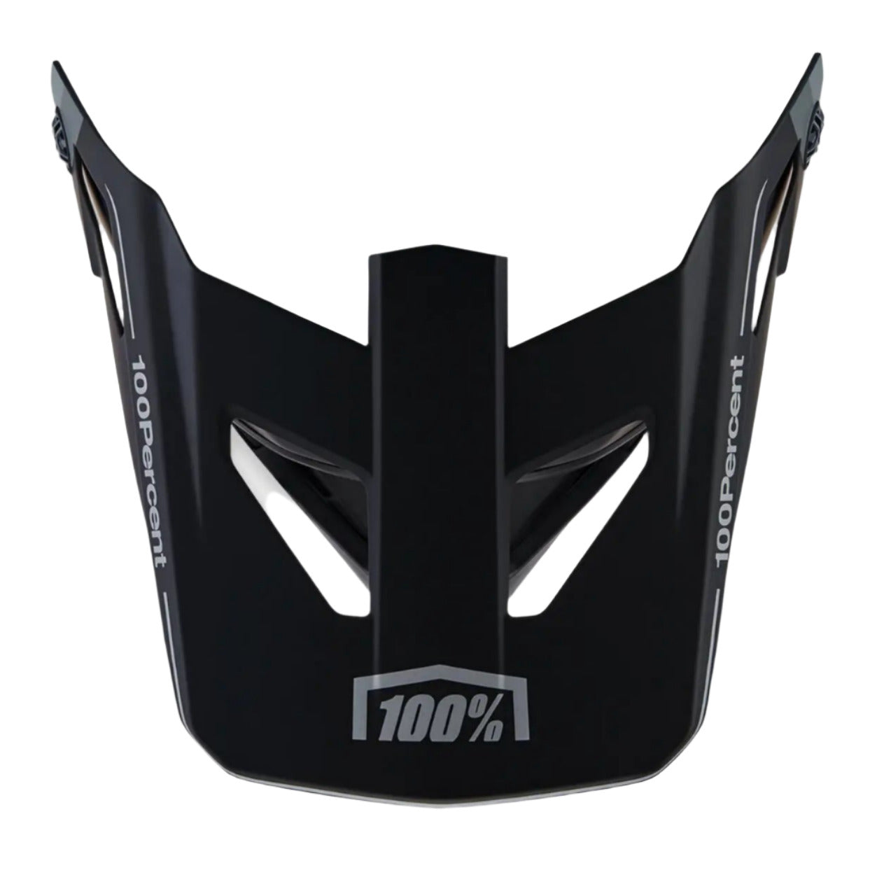 100% Status Replacement Visor Decline Grey - FREE UK Shipping, FREE 365 Day Returns | Moto Central
