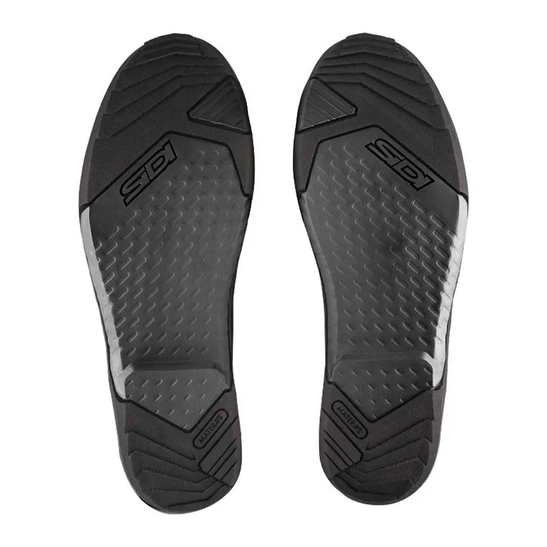 Sidi Materiis Rubber Sole Black / Antracite FREE UK Delivery, FREE 365 Day Returns | Moto Central