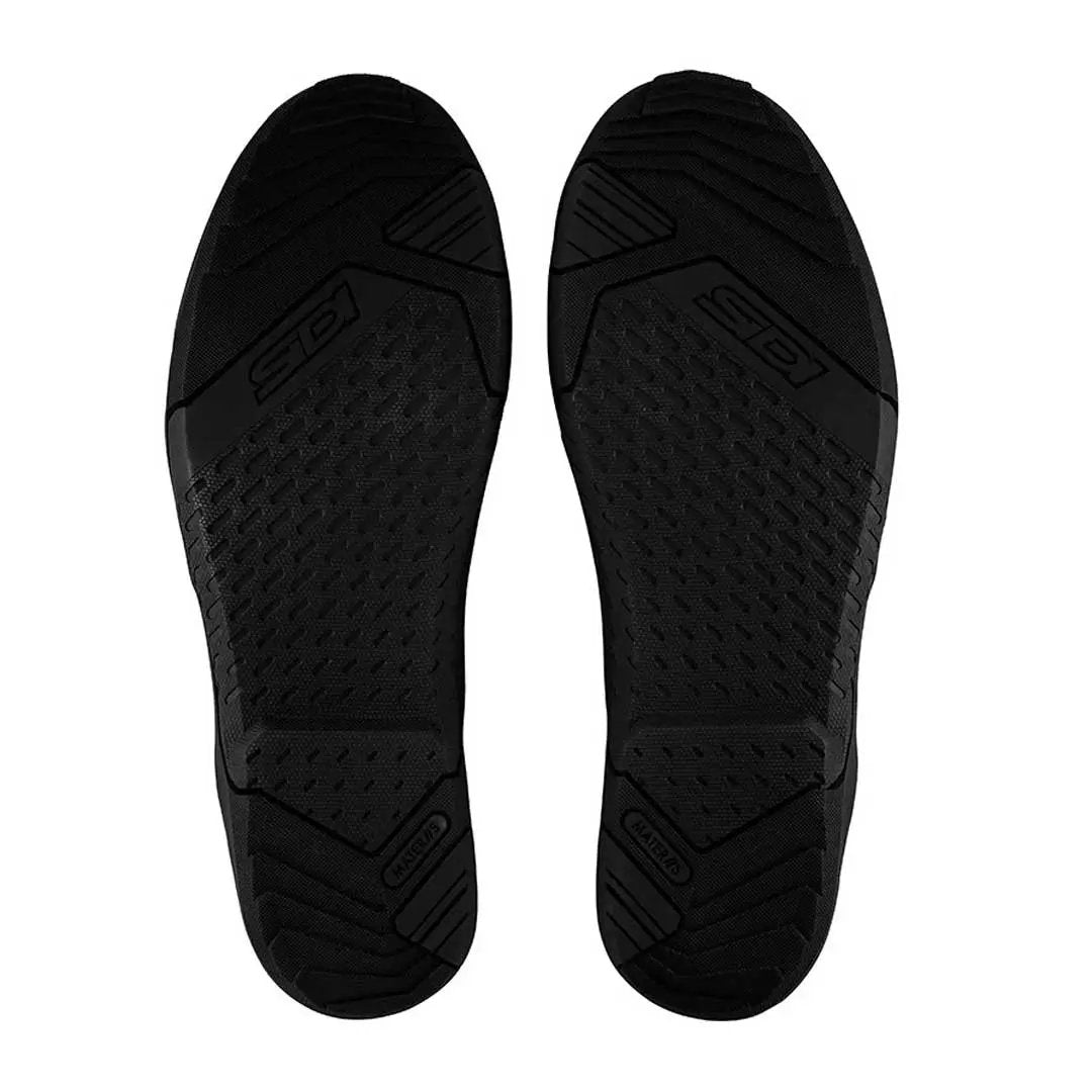Sidi Materiis Rubber Sole Black / Black FREE UK Delivery, FREE 365 Day Returns | Moto Central