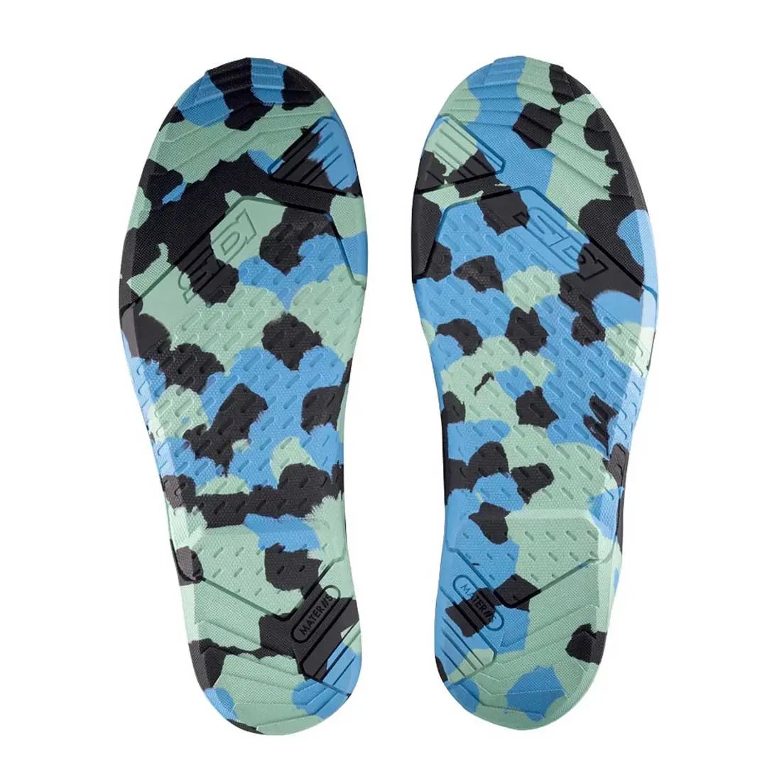 Sidi Materiis Rubber Sole Messy Cyan FREE UK Delivery, FREE 365 Day Returns | Moto Central