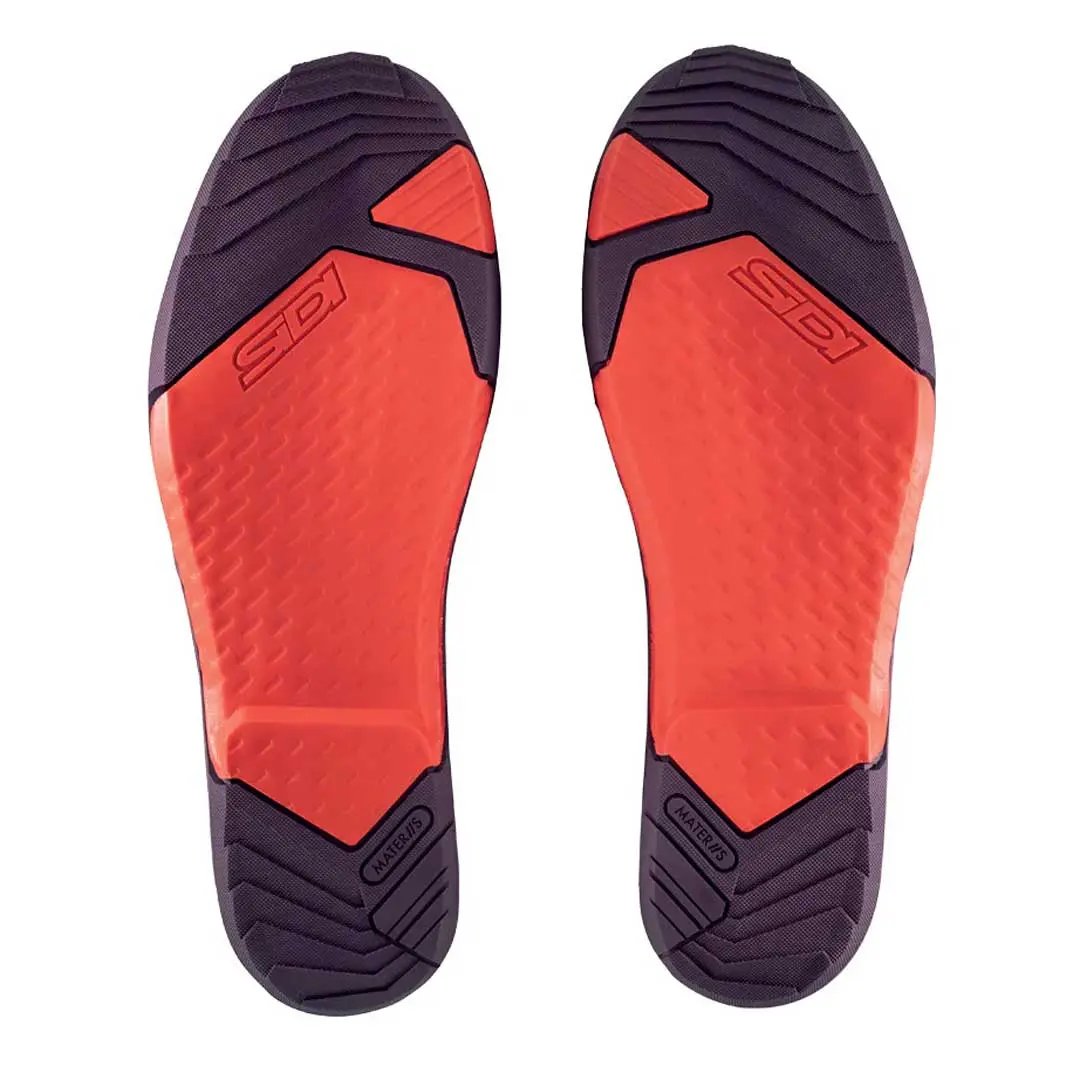 Sidi Materiis Rubber Sole Wine / Red FREE UK Delivery, FREE 365 Day Returns | Moto Central