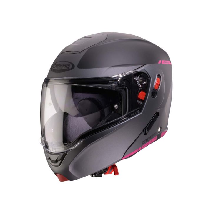 Caberg Horus X Ray Black / Grey / Fuchsia FREE UK Delivery, FREE 365 Day Returns | Moto Central