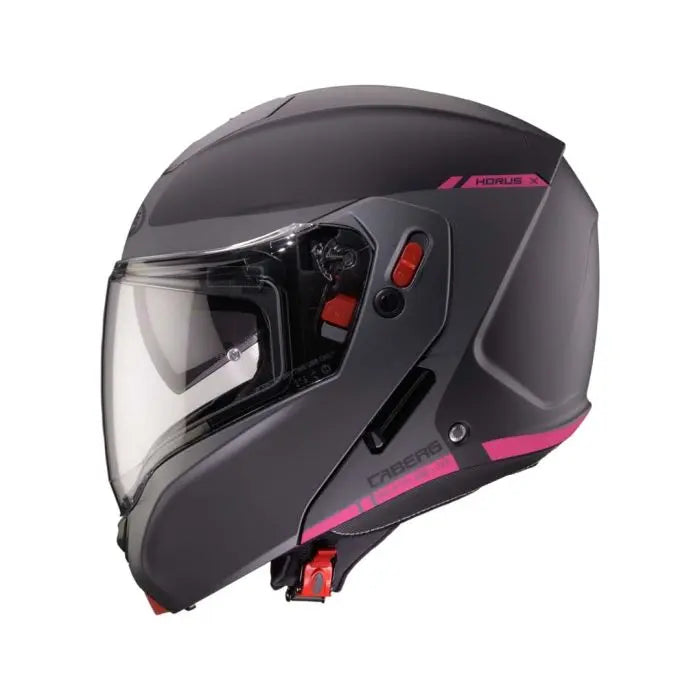 Caberg Horus X Ray Black / Grey / Fuchsia FREE UK Delivery, FREE 365 Day Returns | Moto Central