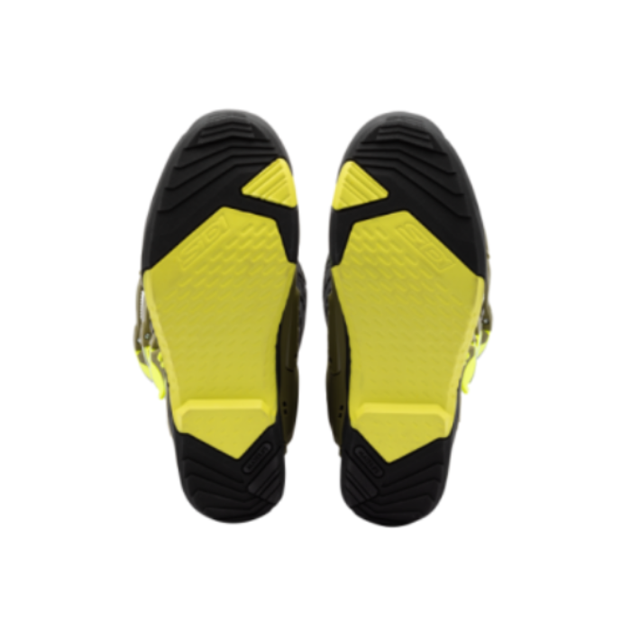 Sidi Crossair X CE Boots Olive Green / Fluo Yellow