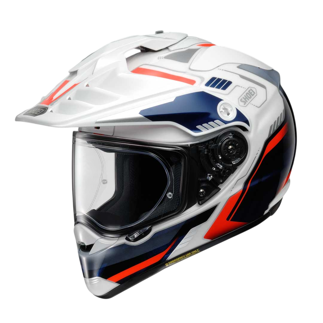 Shoei Hornet ADV 06 Invigorate TC10 Blue / White / Red FREE UK Delivery, FREE 365 Day Returns | Moto Central