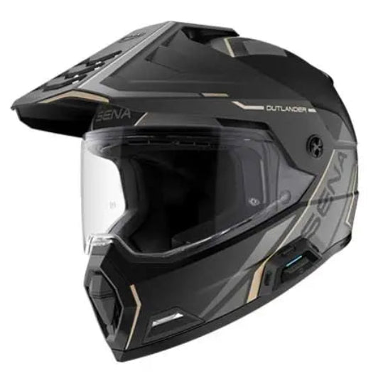 Sena Outlander Smart Dual Sport With Mesh Comms Matt Black FREE UK Delivery, FREE 365 Day Returns | Moto Central