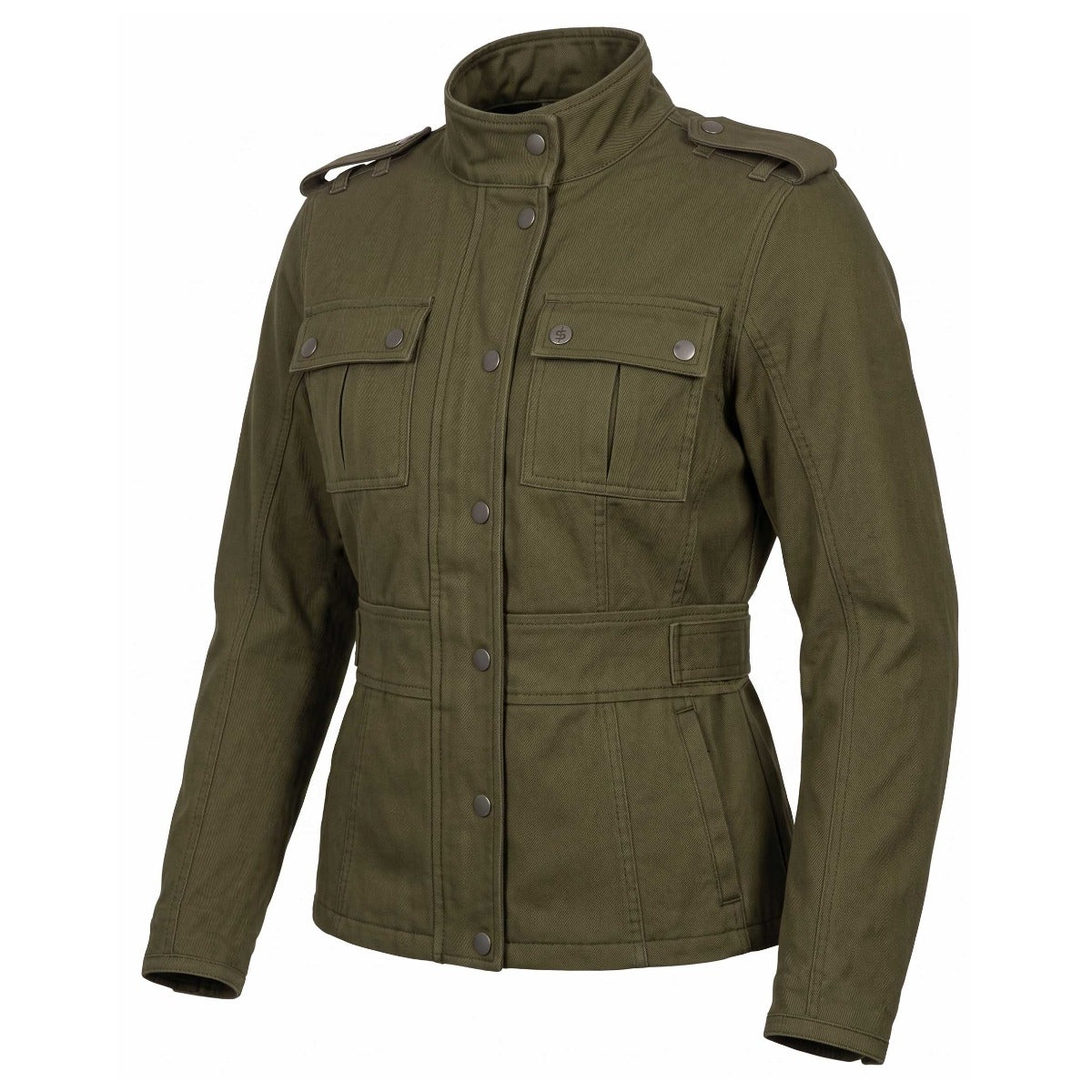 Spada Field CE Ladies Textile Jacket Olive Green FREE UK Delivery, FREE 365 Day Returns | Moto Central