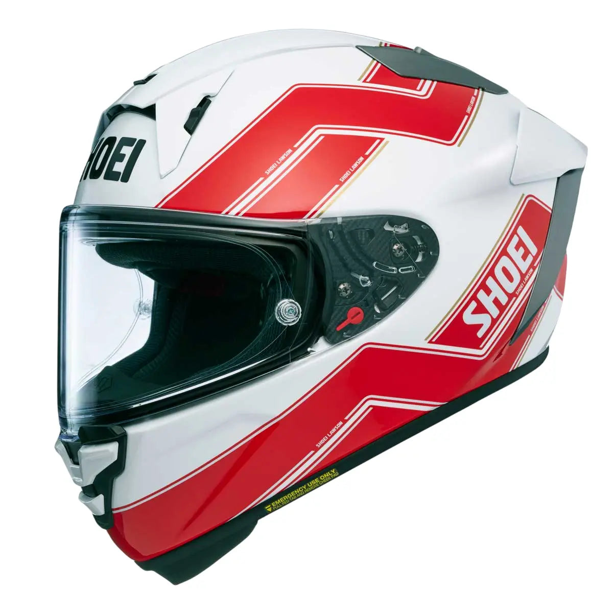 Shoei X-SPR Pro Lawson TC1 White / Red FREE UK Delivery, FREE 365 Day Returns | Moto Central