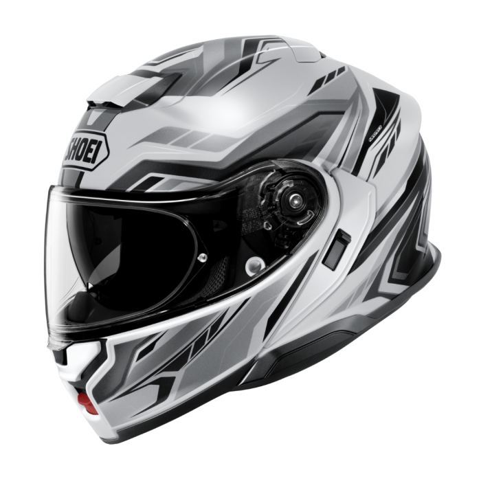 Shoei Neotec 3 Voryx TC-6 White / Silver FREE UK Delivery, FREE 365 Day Returns | Moto Central