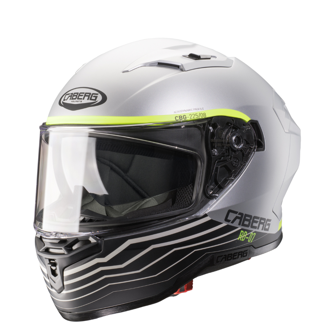 Caberg Gladio Wave Matt Silver / Black / Fluo Yellow