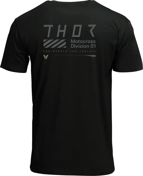 Thor Stamp T-Shirt Black - FREE UK Shipping, FREE 365 Day Returns | Moto Central