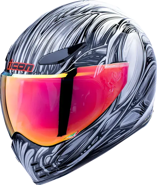 Icon Domain Nouveau Silver - FREE UK Shipping, FREE 365 Day Returns | Moto Central