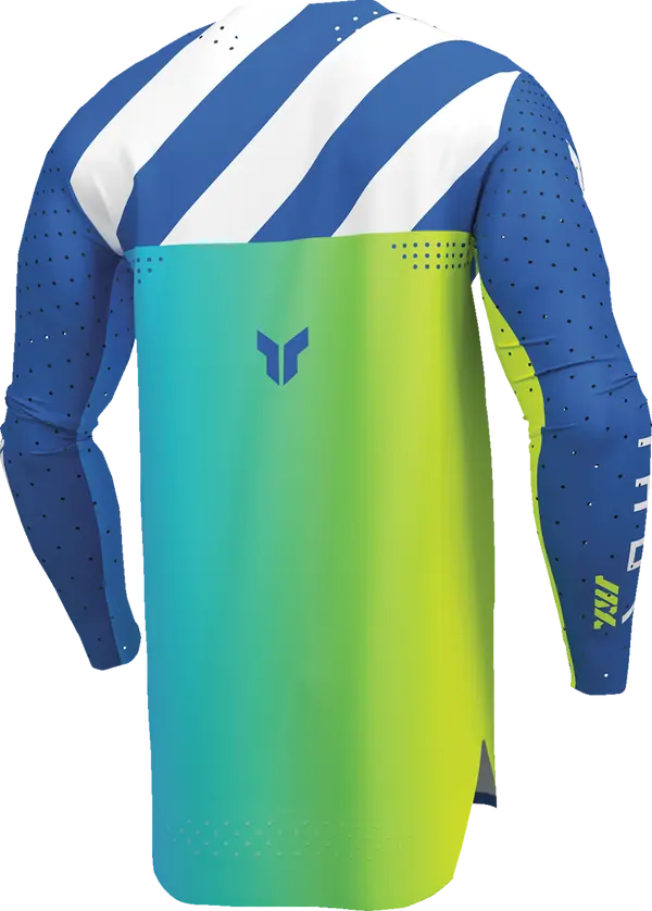 Thor Sportmode Synth Youth Jersey Blue - FREE UK Shipping, FREE 365 Day Returns | Moto Central