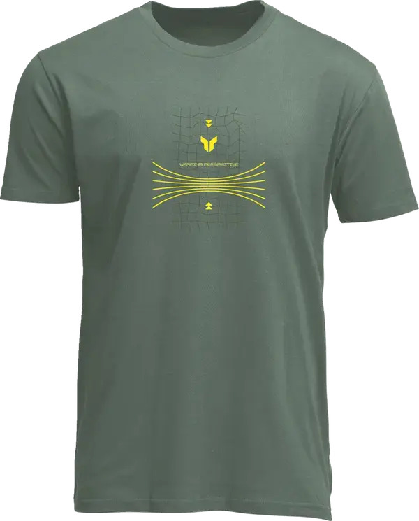 Thor Warp T-Shirt Olive - FREE UK Shipping, FREE 365 Day Returns | Moto Central
