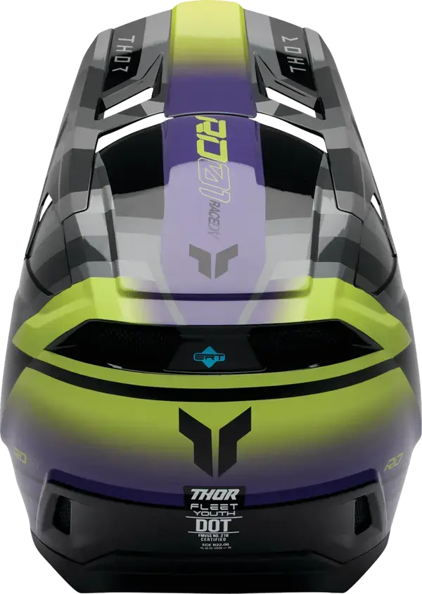 Thor Fleet Youth Camber Black / Purple - FREE UK Shipping, FREE 365 Day Returns | Moto Central