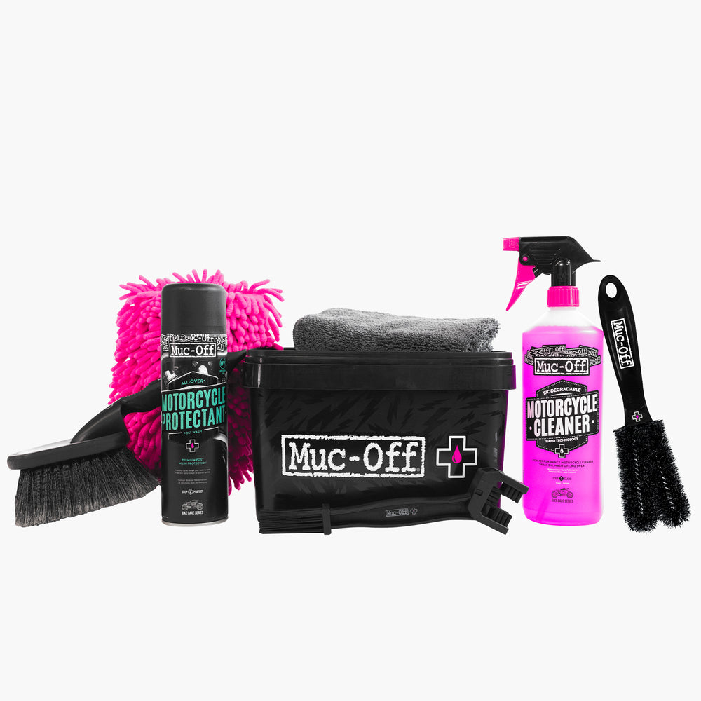 Muc-Off Motorcycle 8 in 1 Kit FREE UK Delivery, FREE 365 Day Returns | Moto Central